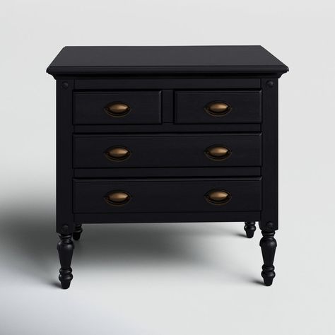 Birch Lane™ Eros Solid Wood Accent Chest & Reviews | Wayfair Accent Chests, Wreath Wall Decor, Accent Chests And Cabinets, Wood Storage Cabinets, Accent Chest, Accent Doors, Black Cabinets, Hooker Furniture, Accent Cabinet