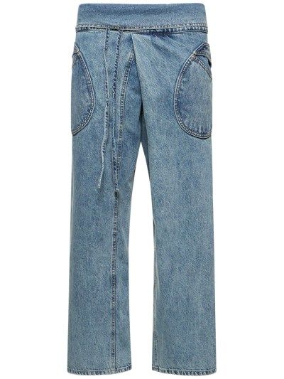 Drop Crotch Jeans, Cotton Jeans, Jean Grey, Oahu, S Models, Wide Leg Jeans, White Jeans, Womens Bottoms, Denim Jeans