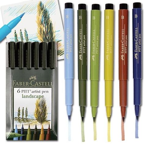 Fabre Castell, Wallet Art, Bible Journaling Supplies, Pitt Artist Pens, Art Studio Organization, Nature Sketch, Artist Materials, Coloring Supplies, Artist Pens