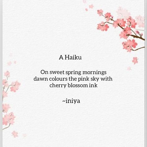 Cherry Blossom Poem, Cheery Blossoms Aesthetic, Sakura Quotes, Cherry Blossom Quotes, Blossom Quotes, Kawaii Quotes, Japanese Poem, Chinese Poem, Japanese Haiku