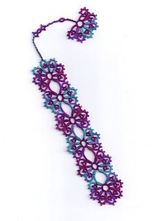 Tatting Fool: Black Magic Tatting Bookmark, Crochet Bookmarks Free Patterns, Easy Crochet Bookmarks, Needle Tatting Tutorial, Tatting Bracelet, Tatting Patterns Free, Needle Tatting Patterns, Shuttle Tatting Patterns, Crochet Bookmark Pattern