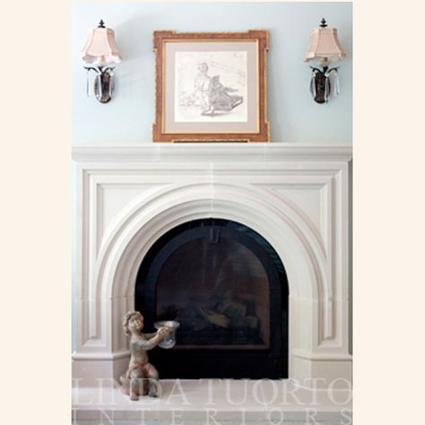 Product Arched Fireplace Surround, Arch Fireplace, Arched Fireplace, Ornate Fireplace, Cast Stone Mantel, Faux Fireplace Mantels, Cast Stone Fireplace, Diy Fireplace Makeover, Stone Fireplace Mantel