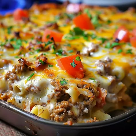 Cheesy Cattle Drive Casserole, Southwestern Casserole Ground Beef, Quick Ground Beef Casseroles, Casserole Recipes Cornbread, South Western Casserole, Tailgate Casseroles, Angel Beef Casserole Recipe, Best Main Dish Recipes, Picnic Casseroles