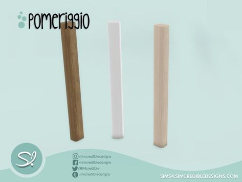 Sims 4 Pillar Cc, Sims 4 Columns Cc, Sims 4 More Columns Mod, Wood Column, Sims 4 Clutter, Los Sims, 4 Dining Chairs, Wood Post, Wallpaper Stickers