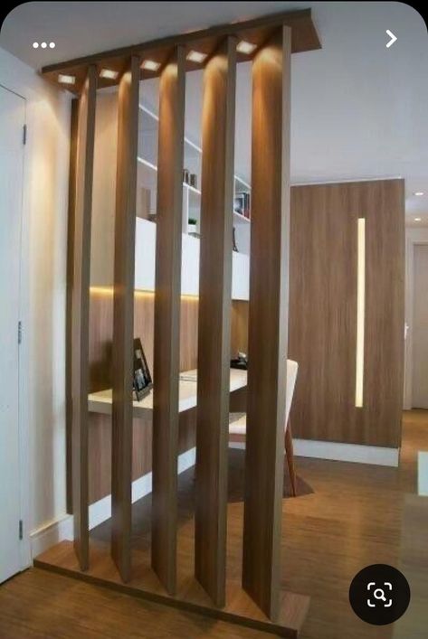 Wooden Wall Partition, बेडरूम डिजाइन, Room Partition Wall, Wall Partition Design, Wall Partition, Studio Apartment Ideas, Living Room Partition, Living Room Partition Design, Lan Can