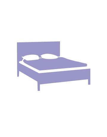 Tan Upholstered Bed, Bed Illustration, Boho Bedding Sets, House Needs, Bedroom Arrangement, Cleaning And Organizing, Purple Bedding, Ikea Bed, Barefoot Contessa