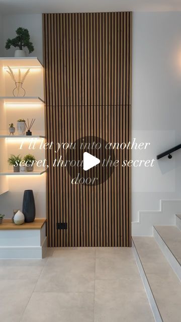 Hidden Doors In Wall Modern, Hidden Door Handle, Secret Door Ideas, Secret Room Doors, Hidden Door Ideas, Hidden Doors In Walls, Fire Exit, Murphy Door, Hidden Doors