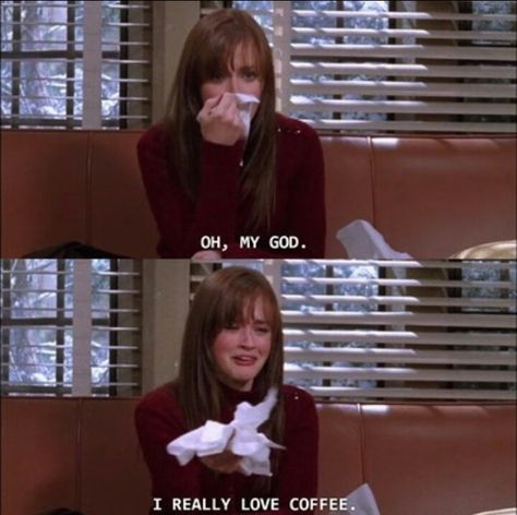 Gilmore Rory Coffe Gilmore Girls Gilmore Rory, I Love Coffe, Gilmore Girls Coffee, Alexis Bledel, Love Coffee, Rory Gilmore, Gilmore Girls, Ruffle Blouse, Prom Dresses