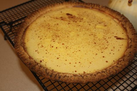 Sugar Free Egg Custard, Egg Custard Pie Recipe, Thm Baking Blend, Egg Custard Pie, Custard Pie Recipe, Thm Desserts, Egg Custard, Custard Tart, Custard Pie