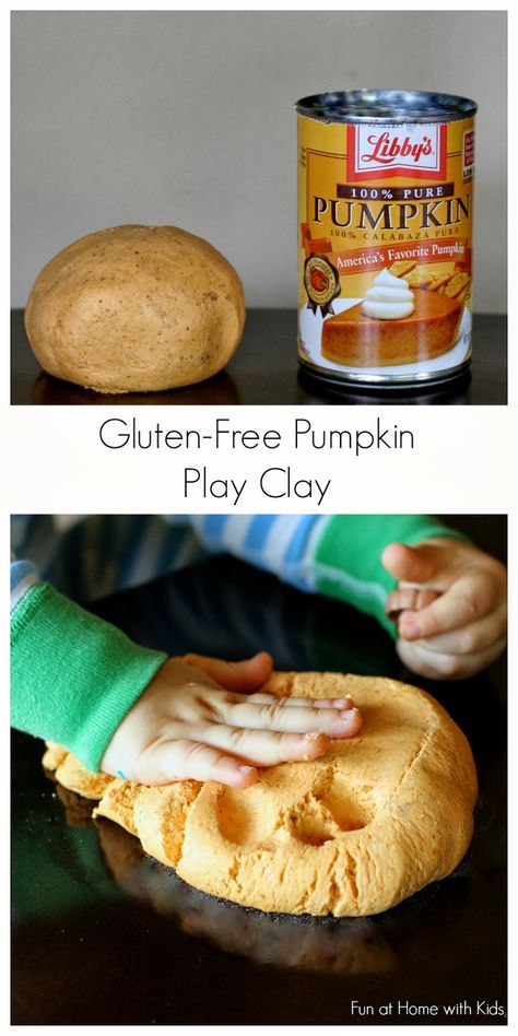 Pumpkin Play, Clay Pumpkin, Home With Kids, No Cook, Playdough Recipe, Fall Preschool, Play Clay, Gluten Free Pumpkin, Theme Halloween