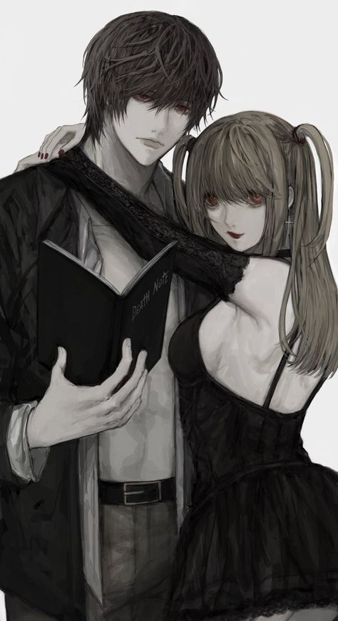 Light X Misa Fanart, Misa X Light, Deathnote Art, Light X Misa, Misa Light, Light Misa, Light And Misa, Im Yours, Dead Note