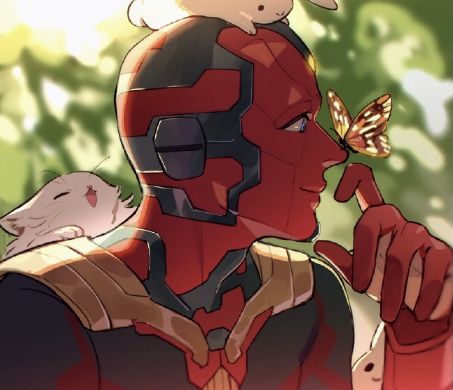 Marvel Fan Art Cute, Vision Drawing Marvel, Vision Fanart Marvel, Marvel Comics Fanart, Vision Fanart, Mcu Fanart, Mcu Art, Avengers Fan Art, Marvel Fanart