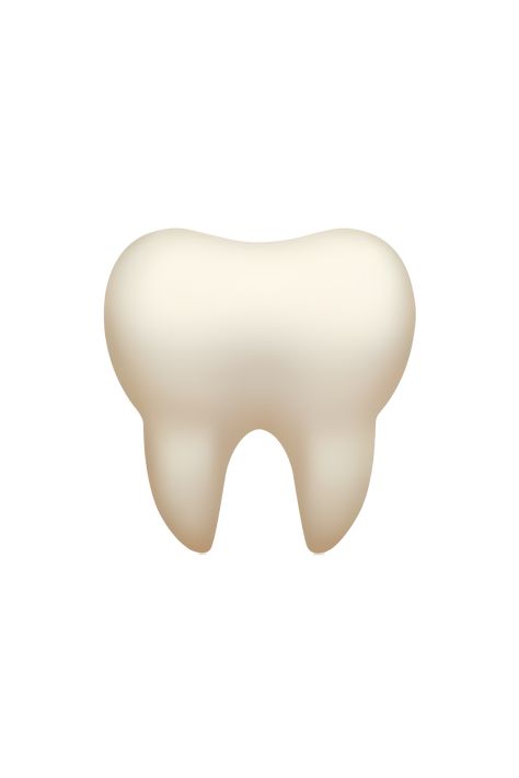 The emoji 🦷 depicts a single tooth, with a white crown and a yellowish root. The tooth is shown from a front-facing perspective, with a slight curve to the left. It has a smooth surface and a pointed tip, resembling a human incisor or canine tooth. The emoji has a cartoonish style, with black outlines and shading to give it depth and dimension. Teeth Emoji, Silly Emojis, Smile Tips, V34 Colour Corrector, Lego Hotel, Emojis Iphone, Apple Emojis, Teeth Aesthetic, Tooth Icon