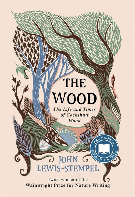 The Wood by John Lewis-Stempel Illustration by Nick Hayes | Directory of Illustration Buch Design, Posca Art, Book Cover Illustration, Beautiful Book Covers, Book Cover Art, Illustration Inspiration, Lino Print, Children's Book Illustration, Book Cover Design