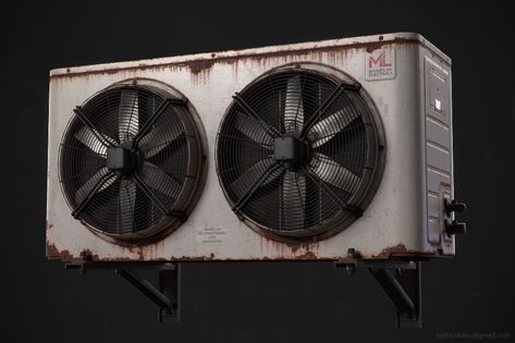 ArtStation - Air Conditioner City Inspiration, Sci Fi Environment, Dream Cars Jeep, Custom Hot Wheels, Game Props, Air Conditioners, Army Vehicles, 3d Modelling, Nautical Theme