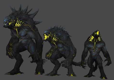 Evolve Goliath, Evolve Monster, Kaiju Design, Robot Animal, Monster Artwork, Arte Doodle, Monster Legends, Dark Creatures, Beast Creature