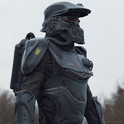 ArtStation - Altai Equipmash - Mercenary / Алтай Экипмаш - Наёмник, Gregori Vorontsov Oxygen Tank Backpacks, Ham Radio Kits, Aerospace Design, Oxygen Tank, Alex Toth, Army Gears, Armor Clothing, Oxygen Tanks, Sci-fi Armor