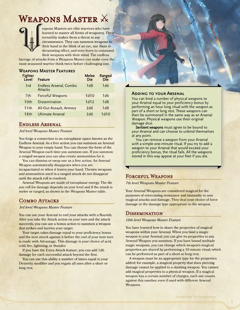 D D Homebrew Classes, Fighter Archetype 5e, Dnd 5e Classes, Dnd Classes Homebrew, Homebrew Subclasses 5e, Fighter Subclasses 5e, Fighter Subclass 5e, Homebrew Classes 5e, 5e Fighter Archetypes