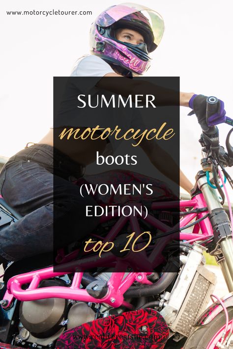 Women Motorcycle Outfit Summer, Biker Look Women, Women’s Motorcycle Riding Outfit, Women's Motorcycle Outfits, Motorcycle Outfits For Women Summer, Motorcycle Shoes For Women, Women’s Motorcycle Boots Outfit, What To Wear On A Motorcycle Ride Women, Motorcycle Date Outfit