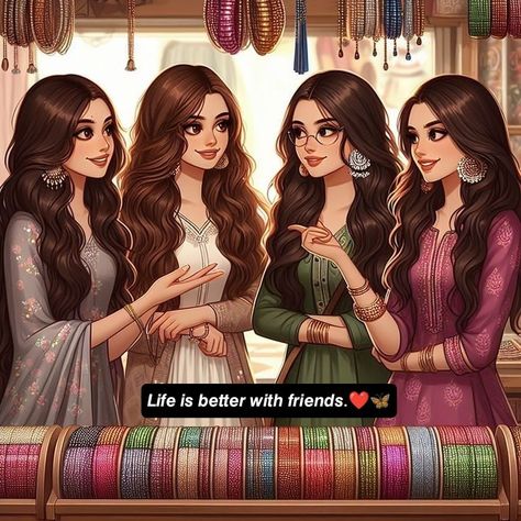 Besties Pictures, Sisters Photoshoot Poses, 4 Sisters, Indian Illustration, Interesting Science Facts, Bollywood Music Videos, Business Pictures, Sisters Photoshoot, Cute Statuses