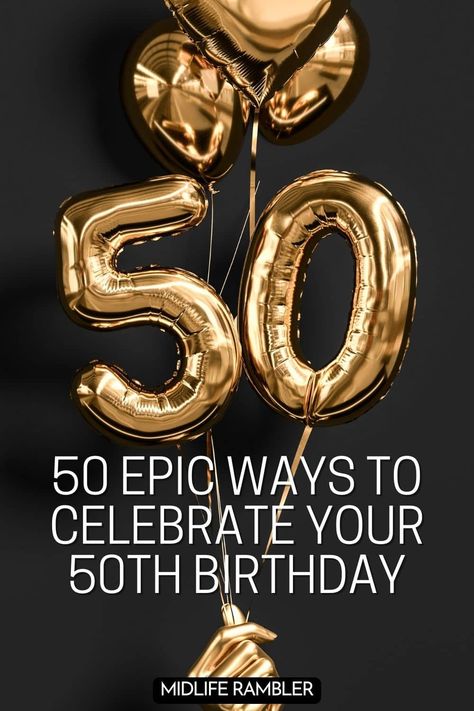 Ideas 50th Birthday For Women, 50th Birthday Surprise Party Ideas, 50th Celebration Ideas, Countdown To 50th Birthday, How To Celebrate 50th Birthday, 50 Days To 50th Birthday Countdown, 50th Birthday Party Decoration Ideas, Low Key 50th Birthday Ideas, Ways To Celebrate 50th Birthday