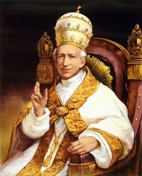 Pope St. Leo XIII’s Vision According to legend, exactly 33 years (span of our Lord’s life) to the day prior to the great Miracle of the Sun in Fatima, that Pope Leo Xiii, Pope Leo, The Pope, Lady Of Fatima, Roman Catholic Church, Papa Francisco, Pope Francis, Roman Catholic, Catholic Faith