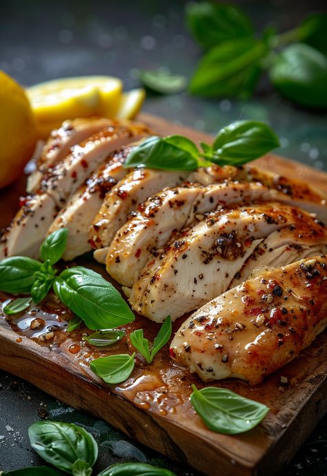 Serve a dinner that delights with our juicy oven baked chicken breast, perfect for busy evenings. Chicken Aesthetic Food, Juicy Oven Baked Chicken Breast, Juicy Oven Baked Chicken, Healthy Food Shop, Perfect Chicken Breast, Grilled Chicken Sandwich Recipes, Oven Baked Chicken Breast, Perfect Baked Chicken, Juicy Chicken Breast