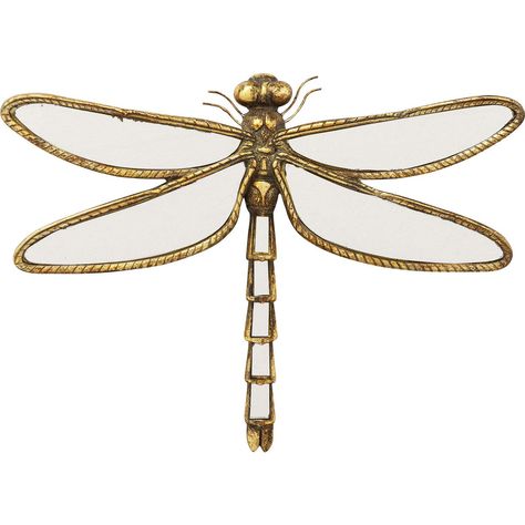 PRICES MAY VARY. Playful with mirror elements: Wings and body of the filigree dragonfly reflect the room Handmade and lovingly decorated: The mirror surfaces are set in gold-coloured cast stone Noble eye-catcher: gold-coloured elements and mirror surfaces fit perfectly into modern, luxurious living environments Handmade: The animal decoration in urban jungle style is carefully handcrafted Expandable decoration: The dragonfly can be arranged together with other mirrors of the series Light Chair, Spiegel Design, Colored Mirror, Mirrored Wall, Sideboard Console Table, Bedroom Bedside Table, Cast Stone, Garden Set, Gold Walls