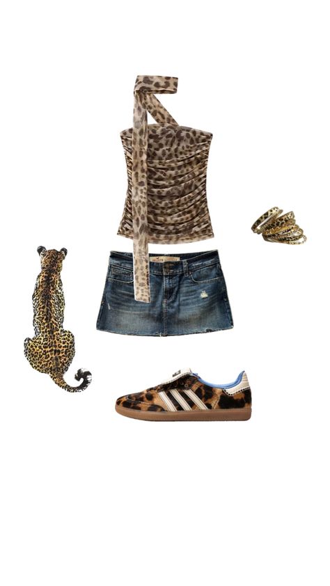 #leopardprint #adidasspezial #outfit #cheetahprint #summerfit #cheetah #leopard Cheetah Print Shoes Outfit, Cheetah Girls Outfits, Cheetah Print Outfit, Cheetah Outfit, Leopard Aesthetic, Cheetah Clothes, Cheetah Print Outfits, Cheetah Print Shoes, Leopard Print Outfits