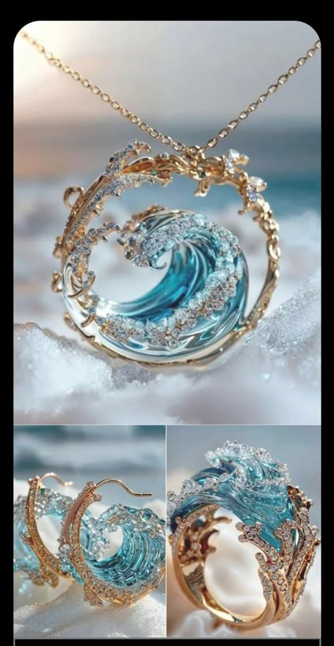 Ocean Jewelry, Magical Jewelry, Jewelry Designers, Jewelry Lookbook, Fancy Jewelry, Fantasy Jewelry, Elegant Accessories, Dream Jewelry, Exquisite Jewelry