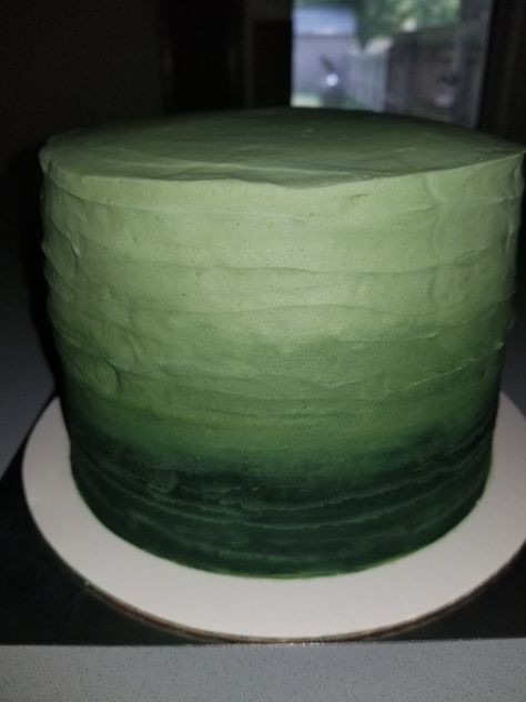 Green Ombre Smash Cake, Green And Brown Cake, Ombre Smash Cake, Dinosaur Themed Birthday Party, Smash Cake Boy, Green Cake, Ombre Cake, Birthday Cakes For Men, Pirate Birthday