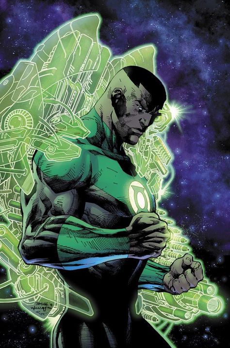 JUSTICE LEAGUE #6 VARIANT Green Lantern John Stewart, John Stewart Green Lantern, Jim Lee Art, John Stewart, Dc Rebirth, Green Lantern Corps, Univers Dc, Jim Lee, Arte Dc Comics