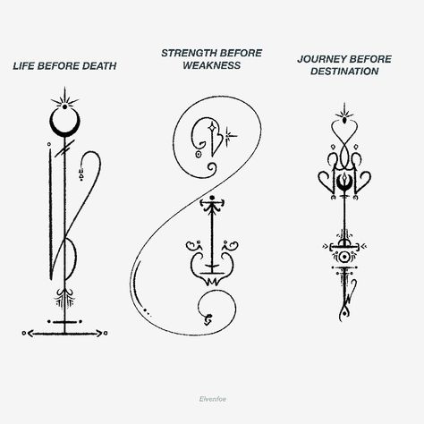 sigils for the first ideal of the knights radiant . #sigil #sigils #kinghtsradiant #thewayofkings #wordsofradiance #oathbringer #rhythmofwar #tsa #thestormlightarchive #brandonsanderson #windrunner #lightweaver #sigilmagick #chaosmagick #sigiltatto Stormlight Archive Tattoo, Archive Tattoo, Knights Radiant, Starfall Ball, Words Of Radiance, Wind Runner, Chaos Magick, The Way Of Kings, Stormlight Archive