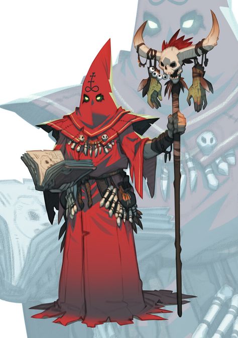 ArtStation - Satanic Priest, Andrew Hou Demon Priest, Satanic Character Design, Dnd Priest, Occultist Character Design, Priest Character Design, Dark Priest, Cult Leader Character Design, Cactus Character Design, Satanic Priest