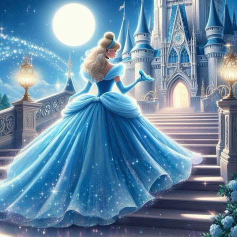 Cinderella Wallpaper, Cinderella Aesthetic, Cinderella Art, Disney Character Art, Princesses Disney, Disney Princess Artwork, Disney Princesses And Princes, Disney Princess Modern, Disney Princess Fashion