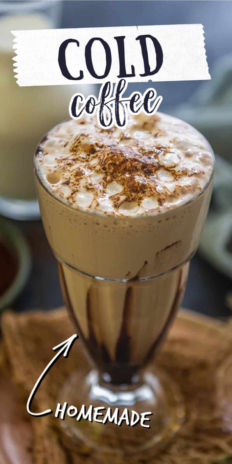 Cold Coffee At Home, Nutella Coffee, French Press Cold Brew, Indian Food Photography, Sweet Corn Soup, Coffee Milkshake, Coffee Shake, Cold Coffee Recipes, Vegan Milk