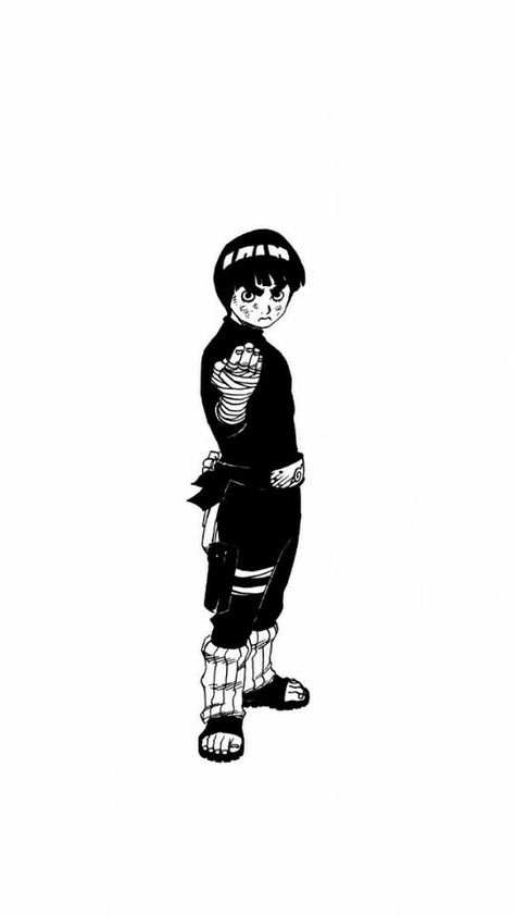 Rocklee Naruto Tattoo, Rocklee Naruto Wallpaper, Rock Lee Tattoo Ideas, Rock Lee Sketch, Rock Lee Drawing, Rock Lee Tattoo, Rock Lee Manga, Rock Lee Wallpapers, Rock Lee Wallpaper