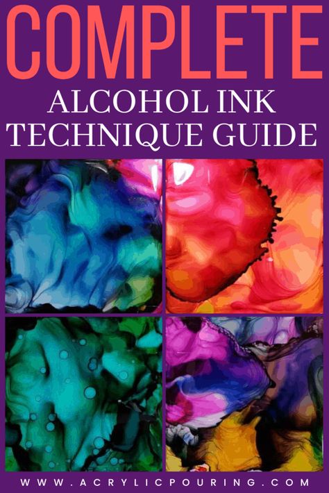 Alcohol Ink Techniques, Alcohol Ink Jewelry, Alcohol Ink Glass, Ink Techniques, Alcohol Ink Markers, Alcohol Ink Crafts, Ink Crafts, Alcohol Ink Painting, Pouring Art