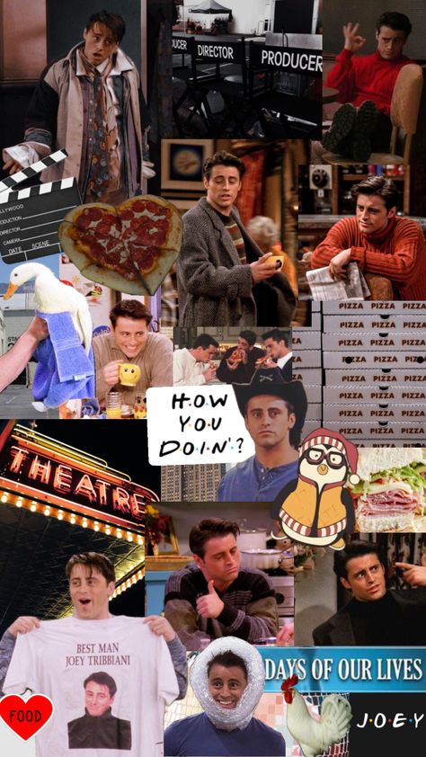 Quirky Apartment, Chandler Friends, Joey Friends, Trippy Iphone Wallpaper, Matt Leblanc, 90s Memories, Joey Tribbiani, Friends Moments, Friends Series