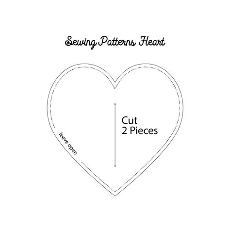 Heart Sewing Patterns Printable, Heart Shaped Quilt Pattern, Sew Simple Shapes Templates, Felt Heart Ornaments Free Pattern, Heart Quilt Blocks Free Pattern, Heart Templates Free Printables, Felt Hearts Diy, Heart Patterns Printable, Sewing Heart