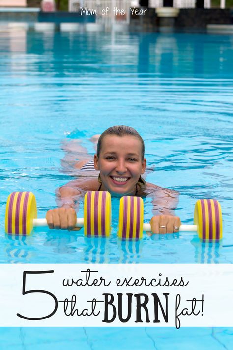 Blast calories and burn major fat with these super-effective water exercises. Aerobic exercise tips that work surprisingly well!  Maximize your fitness routine! Exercise Facts, Water Aerobics Routine, Water Aerobic Exercises, Water Aerobics Workout, Swimming Pool Exercises, Exercise Pool, Aquatic Exercises, Aqua Fitness, Cardio Boxing