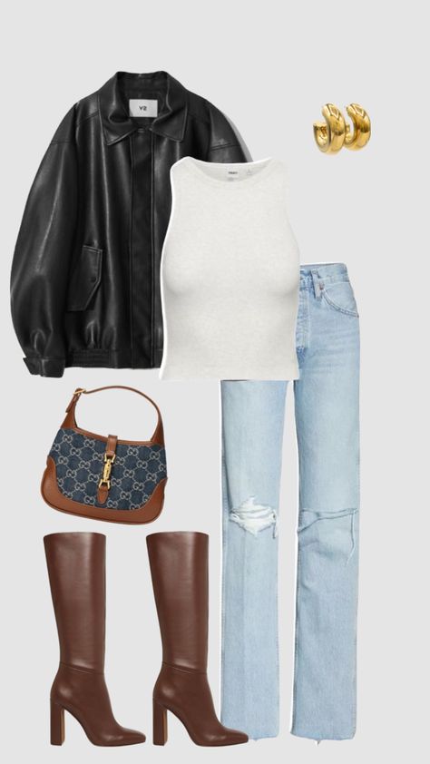 Outfit Ideas Night Out Casual, Cold Going Out Outfits, Autumn Celebrities, Fall Going Out Outfits, Outfit Ideas Night Out, Jeans Winter, Party Hardy, Out Outfits, Outfit Quotes