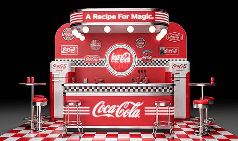 Coke Studio, Coca Cola Brands, Pop Up Bar, Retro Diner, Social Post, Felix The Cats, Brand Experience, Angkor, Exhibition Design