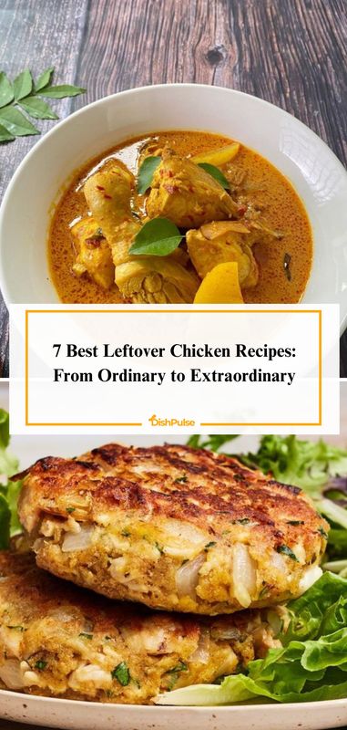 From ordinary to extraordinary, explore the 7 Best Leftover Chicken Recipes! Transform your leftovers into delicious meals that will impress. 🍗🍽️ 


#LeftoverChicken #CreativeCooking #EasyRecipes #DishPulse #WeeknightDinners 𝗚𝗶𝘃𝗲 𝗮 𝗵𝗲𝗮𝗿𝘁 𝘁𝗼 𝗯𝗼𝗼𝗸𝗺𝗮𝗿𝗸 𝗳𝗼𝗿 𝗹𝗮𝘁𝗲𝗿! Recipes For Leftover Roasted Chicken, Best Leftover Chicken Recipes, Leftover Whole Chicken Recipes, Chicken Leftovers Recipes Easy Meals, Leftover Roast Chicken Recipes, Cooked Chicken Recipes Leftovers, Roast Chicken Pasta, Leftover Chicken Curry, Saltimbocca Recipe