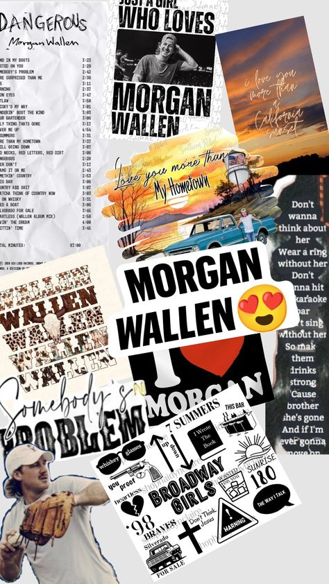 Morgan WALLEN😻😻 Best Country Singers, Country Birthday, Country Quotes, Morgan Wallen, Cute N Country, Taylor Swift Wallpaper, Poster Ideas, Music Wallpaper