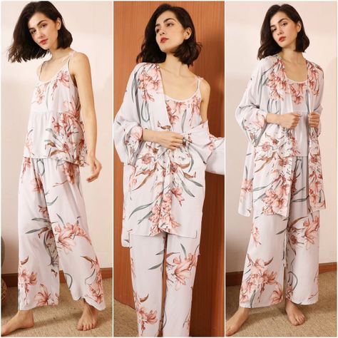 Las 22 pijamas más lindas y cómodas para dormir como reina Kimonos, Pajamas, Maxi Dress, My Style, Clothes