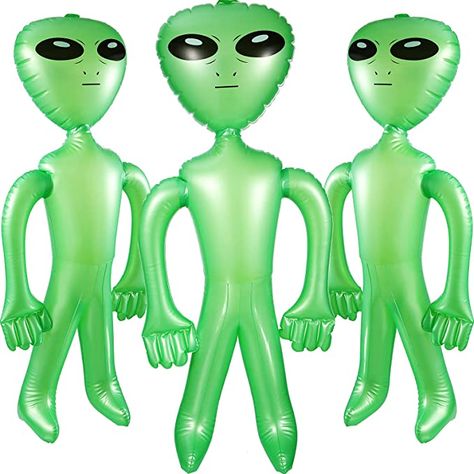 Alien Theme Party, Inflatable Alien, Alien Figure, Alien Party, Green Alien, Game Prizes, Space Cowboy, Inflatable Decorations, Space Theme