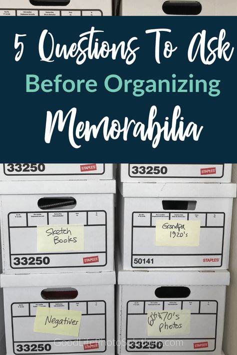 Organizing Memorabilia, Memorabilia Organization, Organization Photos, Memorabilia Storage, Photo Organization Storage, Organize Photos, Photo Album Storage, Digital Photo Organization, Photo Organizing