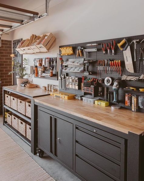 Garage Goals, Garage Storage Inspiration, Garage Design Interior, Garage Organisation, Garage Organizing, Garage Renovation, Garage Remodel, New Garage, House Garage