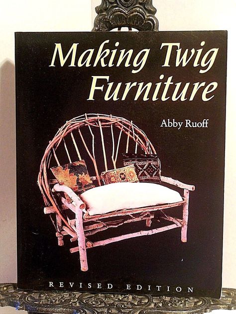 VG Making Twig Furniture Garden Trellis Baskets How To Make Bark Vine Rustic https://auctionarray.com/shop/vg-making-twig-furniture-garden-trellis-baskets-how-to-make-bark-vine-rustic-4/ #Books #Nonfiction {Check more|discover|learn about|hey | I digg it } at https://auctionarray.com/shop/vg-making-twig-furniture-garden-trellis-baskets-how-to-make-bark-vine-rustic-4/ Tree Trunk Table, Willow Furniture, Twig Furniture, Trunk Table, Fairy Furniture, Ladder Back Chairs, Rustic Crafts, Pink Quilts, Branch Decor